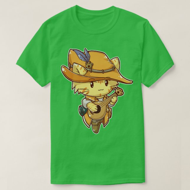 Camiseta Bard Cat (Diseño del anverso)