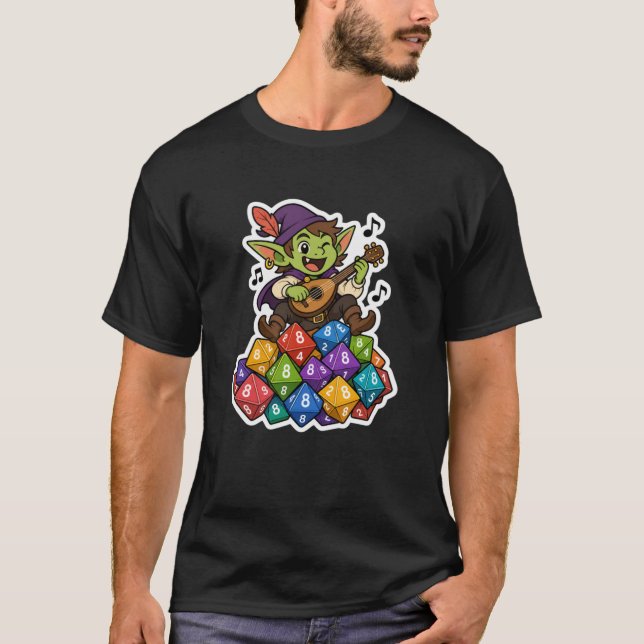 Camiseta Bard Dice Goblin (Anverso)