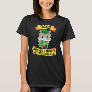 Camiseta Bard Dungeons Y Cats Dragons S Para Hombres Mujere