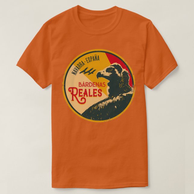 Camiseta Bardenas Reales Desierto 03 Navarra España Pegatin (Diseño del anverso)