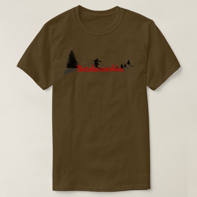 Camiseta Bardonecchia Ski Long (Diseño del anverso)