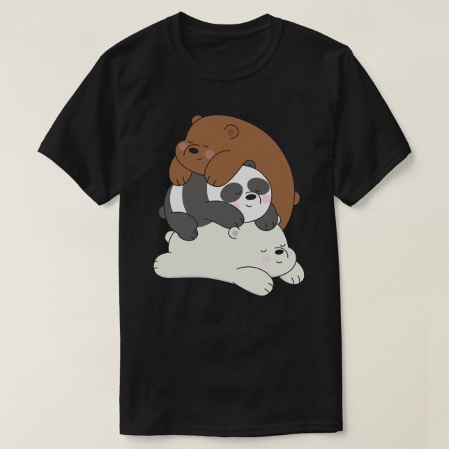 Camiseta Bare Bears Classic T-Shirt (Diseño del anverso)