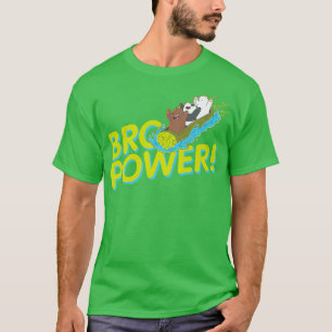 Camiseta ¡Bare Bears Grizz Panda Ice Bear Poder! Prem