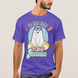 Camiseta Bare Bears Ice Bear Logra Verano