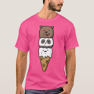 Camiseta Bare Bears Ice Crema