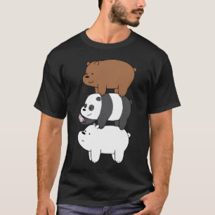 Camiseta Bare Bearsâ" Centavo Grizzly, Panda Y Oso De Hielo