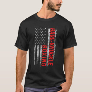 Camiseta Bare Knuckle Boxing Bandera Estadounidense 4 De Ju
