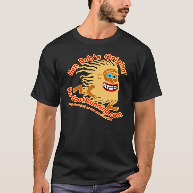 Camiseta BarefootRunning.com original de Ken Bob (Anverso)