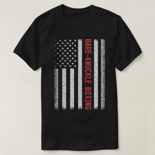 Camiseta Bareknuckle con bandera estadounidense el 4 de jul (Diseño del anverso)