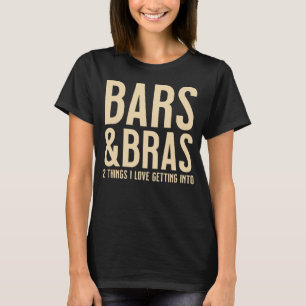Camiseta Bares Y Bras 2 Cosas Que Me Encanta Entrar En Bebi