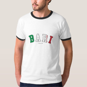 Camiseta Bari en colores de la bandera nacional de Italia