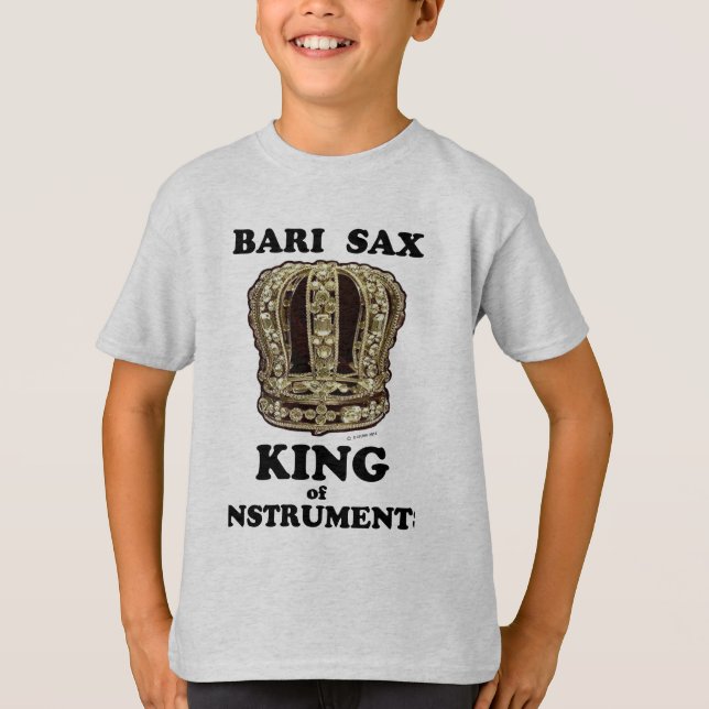 Camiseta Bari Sax Rey de los instrumentos (Anverso)
