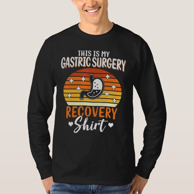 Camiseta Bariatric Surgery This Is My Gastric Surgery Recov (Anverso)