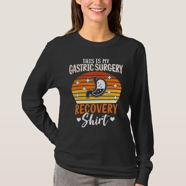 Camiseta Bariatric Surgery This Is My Gastric Surgery Recov (Anverso)