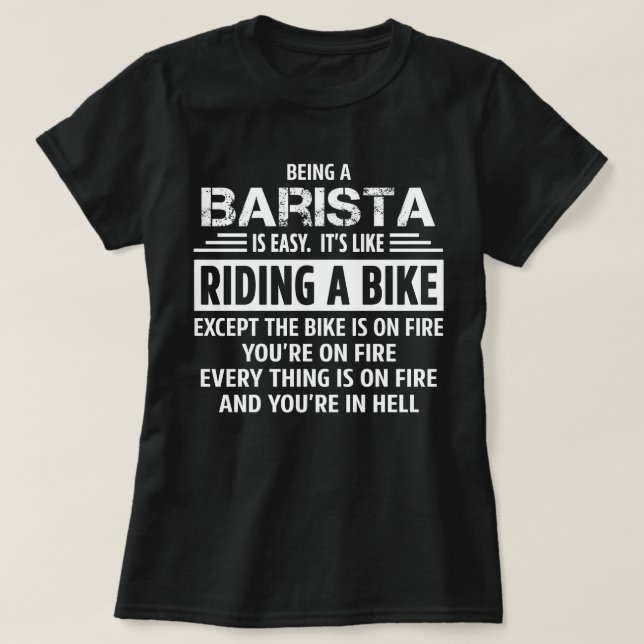 Camiseta Barista (Diseño del anverso)