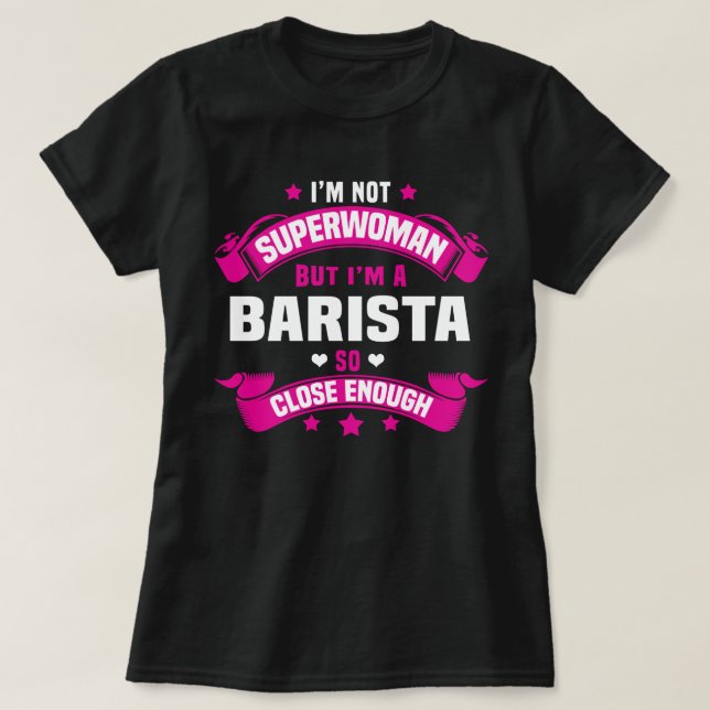 Camiseta Barista (Diseño del anverso)