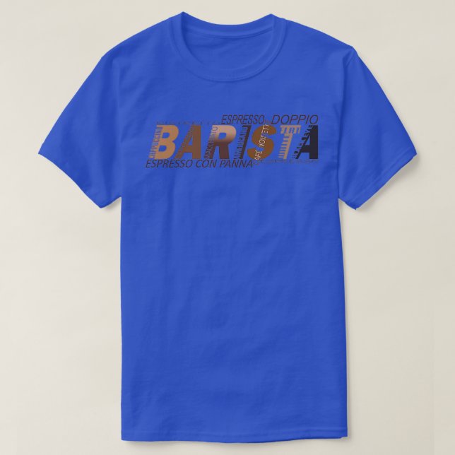 Camiseta Barista 43 (Diseño del anverso)