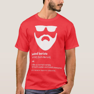 Camiseta Barista Barista Funny Barista Bar Chiste barba