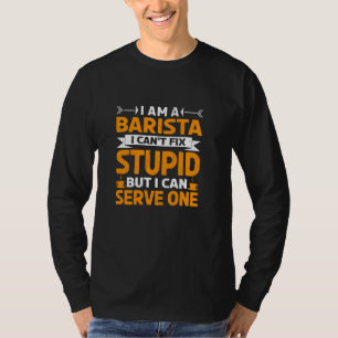 Camiseta Barista Cafetera Merch Para El Café Del Día De La 