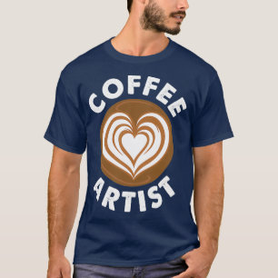 Camiseta Barista Coffeehouse Coffee Art