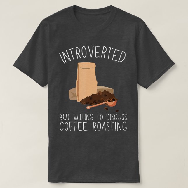 Camiseta Barista De Café Y Café En Tostada 3  (Diseño del anverso)