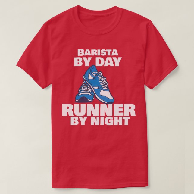 Camiseta barista de día (Diseño del anverso)