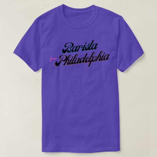 Camiseta Barista de Filadelfia 2 (Diseño del anverso)