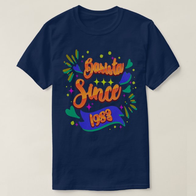 Camiseta Barista Desde 1983 Ideas Únicas De Regalo De Barte (Diseño del anverso)