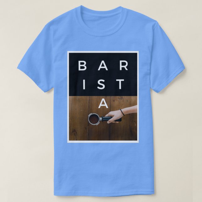 Camiseta BARISTA divertido (Diseño del anverso)