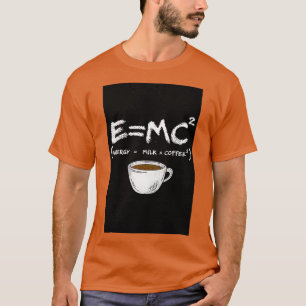 Camiseta Barista E MC2 Eneger Leche Café divertido