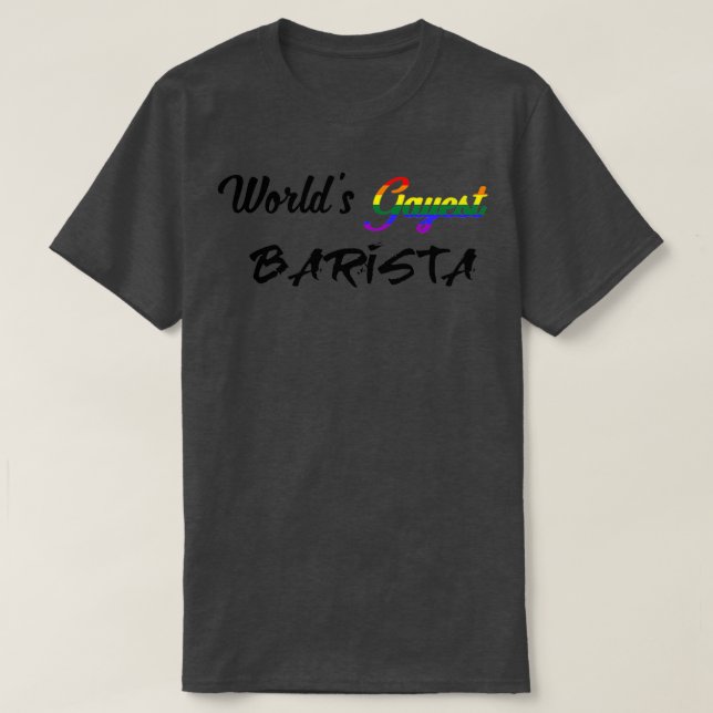 Camiseta Barista gay de los años 27 (Diseño del anverso)