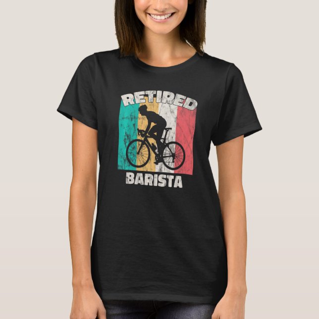 Camiseta Barista jubilado (Anverso)