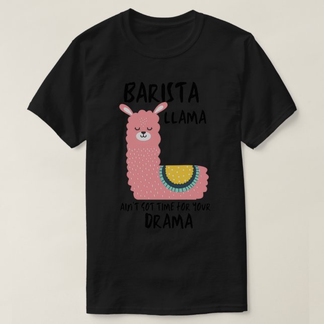 Camiseta barista llama impresionante barista divertido bari (Diseño del anverso)