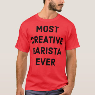 Camiseta Barista más creativo