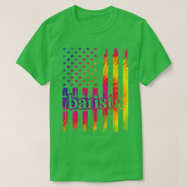 Camiseta Barista Regalos Cafetera Cafetería Cafetera Lover  (Diseño del anverso)