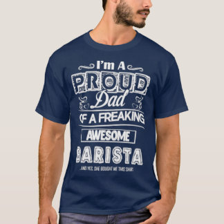 Camiseta Barista Shirt Barista Dad Shirt