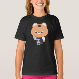 Camiseta Barista Tigre Adorable