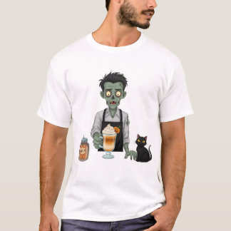 Camiseta Barista Zombie