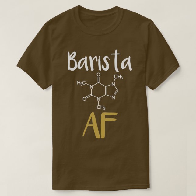 Camiseta BaristaShirtFunnyBaristaBaristaT (Diseño del anverso)