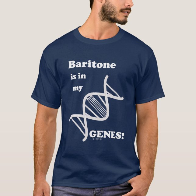 Camiseta Baritone Está En Mis Genes (Anverso)