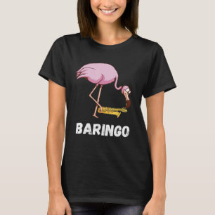 Camiseta Baritone Flamingo Saxofonista Euphonium Saxofhone