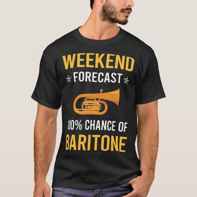 Camiseta Barítono de fin de semana (Anverso)