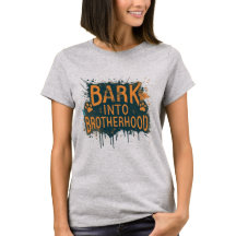 Bark en camisas de perros lindas de la Hermandad