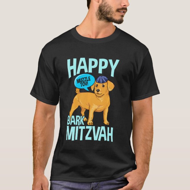 Camiseta Bark Mitzvah Dog Lover Funny Jewish Bar Mitzvah Ha (Anverso)