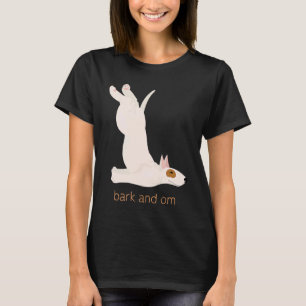 Camiseta Bark y Om para perro y yoga