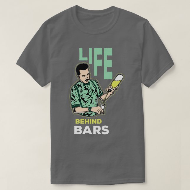Camiseta Barman Bar Bartender Pub Flirting Date 2 (Diseño del anverso)