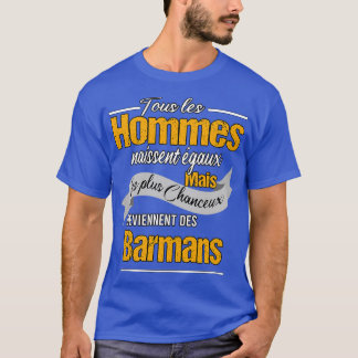 Camiseta barman cadeau drle pour un barman