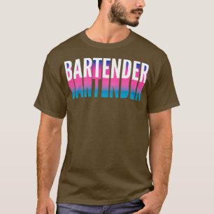Camiseta Barman Con Sombra De Gradiente Largo 1