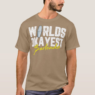 Camiseta Barman De Bebida De Barman Para Un Bar