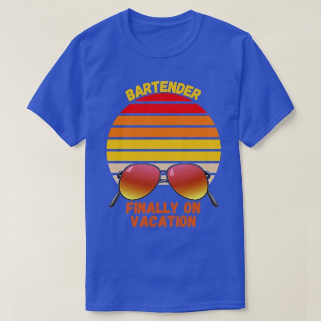 Camiseta Barman De Vacaciones (Diseño del anverso)